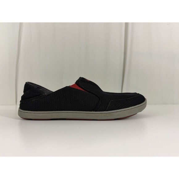 OluKai Nohea Mesh Black Slip-On Foldable Heel Comfort Loafer Shoes Men’s US 12 main image 10